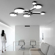 Люстра Imperiumloft MIDA MIDA01 цвет плафона/подвески Белый, Черный, цвет арматуры Черный-1