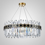 Люстра Imperiumloft MILAN MILAN01 цвет плафона/подвески Прозрачный, цвет арматуры Золото, Черный