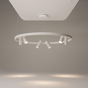 Люстра Maytoni Halo MOD102PL-L42WK цвет плафона/подвески Белый, цвет арматуры Белый-4