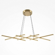 Люстра Maytoni Halo MOD244PL-L50BSK цвет плафона/подвески Белый, Латунь, цвет арматуры Латунь-1