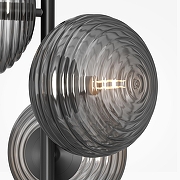 Люстра Maytoni Reels MOD268PL-03B цвет плафона/подвески Светло-серый, цвет арматуры Черный-2