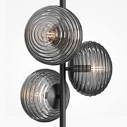 Люстра Maytoni Reels MOD268PL-03B цвет плафона/подвески Светло-серый, цвет арматуры Черный-3