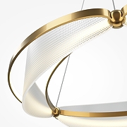 Люстра Maytoni Breeze MOD281PL-L45BS3K цвет плафона/подвески Прозрачный, цвет арматуры Латунь-4