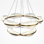 Люстра Maytoni Breeze MOD281PL-L80BS3K цвет плафона/подвески Прозрачный, цвет арматуры Латунь