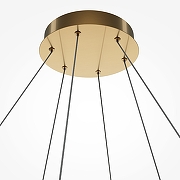 Люстра Maytoni Breeze MOD281PL-L80BS3K цвет плафона/подвески Прозрачный, цвет арматуры Латунь-3