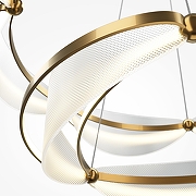 Люстра Maytoni Breeze MOD281PL-L80BS3K цвет плафона/подвески Прозрачный, цвет арматуры Латунь-4