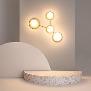 Люстра Maytoni Star sky MOD291CL-04BS цвет плафона/подвески Белый, цвет арматуры Латунь-7