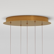 Люстра Maytoni Sapph1re MOD293PL-L30BS3K цвет плафона/подвески Прозрачный, цвет арматуры Латунь-4