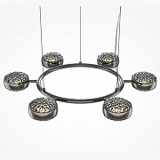 Люстра Maytoni M1nd MOD299PL-L60BC3K цвет плафона/подвески Серый, цвет арматуры Черный