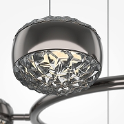 Люстра Maytoni M1nd MOD299PL-L60BC3K цвет плафона/подвески Серый, цвет арматуры Черный-3