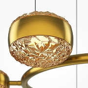 Люстра Maytoni M1nd MOD299PL-L60BS3K цвет плафона/подвески Оранжевый, цвет арматуры Латунь-2