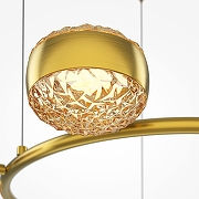 Люстра Maytoni M1nd MOD299PL-L80BS3K цвет плафона/подвески Оранжевый, цвет арматуры Латунь-2