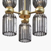 Люстра на штанге Maytoni Ant1c MOD302PL-06GR цвет золото-4