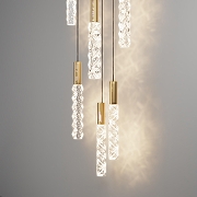 Люстра Maytoni Selemo MOD328PL-L18BS3K цвет плафона/подвески Прозрачный, цвет арматуры Латунь-4