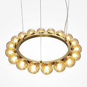 Люстра Maytoni Ambre MOD331PL-L32BS3K цвет плафона/подвески Оранжевый, цвет арматуры Латунь-2