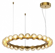 Люстра Maytoni Ambre MOD331PL-L42BS3K цвет плафона/подвески Оранжевый, цвет арматуры Латунь-1