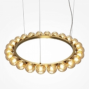 Люстра Maytoni Ambre MOD331PL-L42BS3K цвет плафона/подвески Оранжевый, цвет арматуры Латунь-2