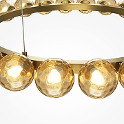 Люстра Maytoni Ambre MOD331PL-L42BS3K цвет плафона/подвески Оранжевый, цвет арматуры Латунь-3