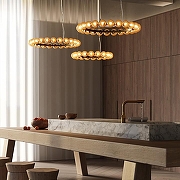 Люстра Maytoni Ambre MOD331PL-L42BS3K цвет плафона/подвески Оранжевый, цвет арматуры Латунь-5