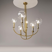 Люстра на штанге Maytoni Status MOD333PL-06BS цвет латунь-3