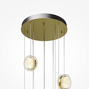 Люстра Maytoni Pharao MOD361PL-L41BS3K цвет плафона/подвески Прозрачный, цвет арматуры Латунь, Черный-7