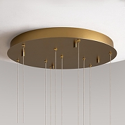 Люстра Maytoni Pharao MOD361PL-L41BS3K цвет плафона/подвески Прозрачный, цвет арматуры Латунь, Черный-8