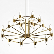 Люстра Maytoni Arana MOD401PL-L108BS3K цвет плафона/подвески Белый, Прозрачный, цвет арматуры Латунь