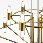 Люстра Maytoni Arana MOD401PL-L108BS3K цвет плафона/подвески Белый, Прозрачный, цвет арматуры Латунь-3