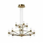 Люстра Maytoni Arana MOD401PL-L72BS3K цвет плафона/подвески Белый, Прозрачный, цвет арматуры Латунь-1