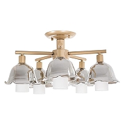 Люстра на штанге MyFar Lisa MR1481-5C цвет шампань-2