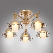 Люстра на штанге MyFar Lisa MR1481-5C цвет шампань-3