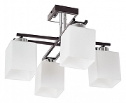 Люстра на штанге MyFar Eileen MR1501-4C цвет венге, хром