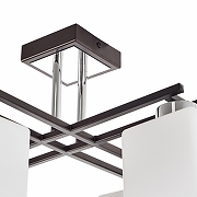 Люстра на штанге MyFar Eileen MR1501-4C цвет венге, хром-5