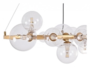 Люстра MyFar George MR2041-14P цвет плафона/подвески Прозрачный, цвет арматуры Латунь-5