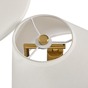 Люстра на штанге MyFar Lukas MR2390-6C цвет плафона/подвески Белый, цвет арматуры Бронза-6