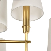 Люстра на штанге MyFar Gabriel MR2430-8P цвет плафона/подвески Белый, цвет арматуры Золото-5