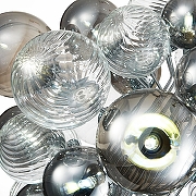 Люстра на штанге ST-Luce Vinetto SL1124.103.29 цвет плафона/подвески Дымчатый, Прозрачный, цвет арматуры Хром-5