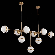 Люстра ST-Luce Arbe SL1157.303.09 цвет плафона/подвески Белый, цвет арматуры Бронза-3