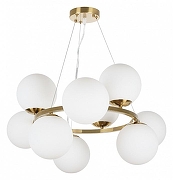 Люстра MyFar Pendant MR2942-9P цвет плафона/подвески Белый, цвет арматуры Латунь