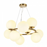 Люстра MyFar Pendant MR2942-9P цвет плафона/подвески Белый, цвет арматуры Латунь-1