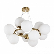 Люстра MyFar Pendant MR2943-12P цвет плафона/подвески Белый, цвет арматуры Латунь-3