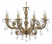 Люстра Dio D’Arte Mughetto Mughetto E 1.1.8.200 GB цвет плафона/подвески Прозрачный, цвет арматуры Золото