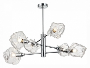 Люстра на штанге ST-Luce Portici SL1175.102.06 цвет плафона/подвески Прозрачный, цвет арматуры Хром