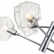 Люстра на штанге ST-Luce Portici SL1175.102.06 цвет плафона/подвески Прозрачный, цвет арматуры Хром-4