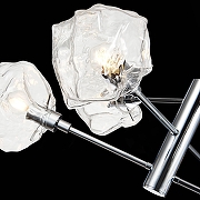 Люстра на штанге ST-Luce Portici SL1175.102.06 цвет плафона/подвески Прозрачный, цвет арматуры Хром-5