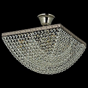 Люстра на штанге Arti Lampadari Nobile Nobile E 1.3.30.502 N цвет плафона/подвески Прозрачный, цвет арматуры Никель-2
