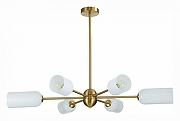 Люстра на штанге ST-Luce Treviso SL1180.202.06 цвет плафона/подвески Белый, цвет арматуры Золото