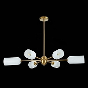 Люстра на штанге ST-Luce Treviso SL1180.202.06 цвет плафона/подвески Белый, цвет арматуры Золото-5