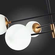 Люстра ST-Luce L1mano SL1203.402.06 цвет плафона/подвески Белый, цвет арматуры Бронза, Черный-10