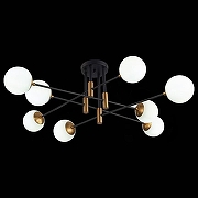 Люстра ST-Luce Limano SL1203.402.08 цвет плафона/подвески Белый, цвет арматуры Бронза, Черный-2